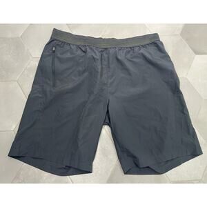 Mens XL Crivit Athletic Shorts Gray New With Tags YKK Zippers